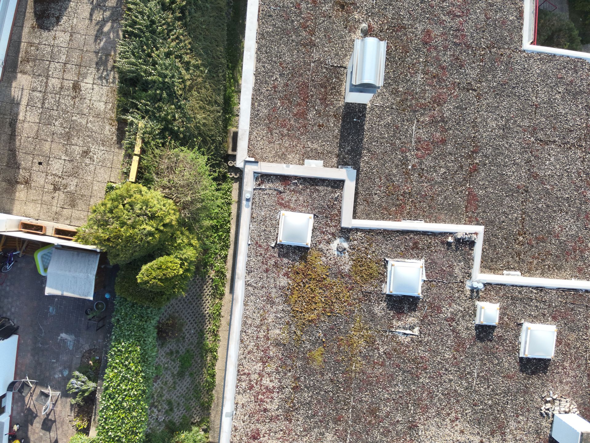 Drohnenaufnahme Dach